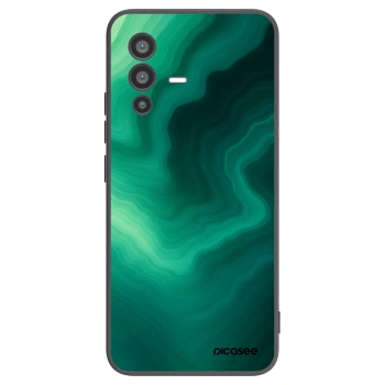 Picasee silikonski črni ovitek za Vivo V23 5G - Malachite