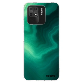 Picasee silikonski prozorni ovitek za Xiaomi Redmi 10C - Malachite