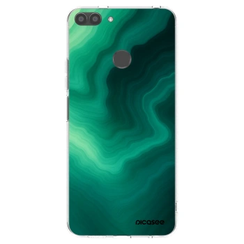 Picasee silikonski prozorni ovitek za Huawei P Smart - Malachite