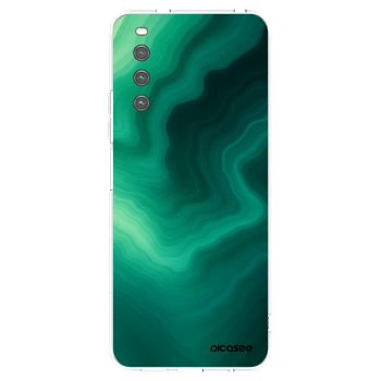 Picasee silikonski prozorni ovitek za Sony Xperia 10 IV 5G - Malachite