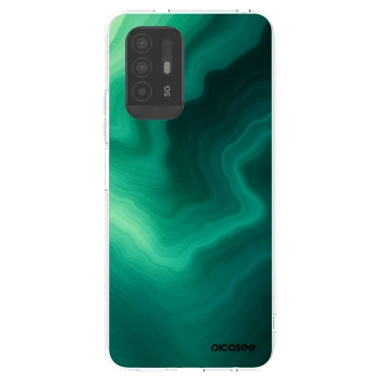 Picasee silikonski prozorni ovitek za OPPO A94 5G - Malachite