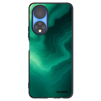 Picasee silikonski črni ovitek za Honor X7 - Malachite