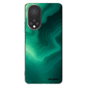 Picasee silikonski prozorni ovitek za Honor X7 - Malachite
