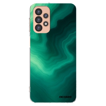Picasee silikonski prozorni ovitek za Samsung Galaxy A23 A236B 5G - Malachite