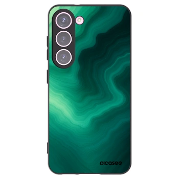 Picasee silikonski črni ovitek za Samsung Galaxy S23 5G - Malachite