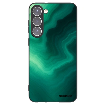 Picasee silikonski črni ovitek za Samsung Galaxy S23+ 5G - Malachite