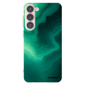 Picasee silikonski prozorni ovitek za Samsung Galaxy S23+ 5G - Malachite