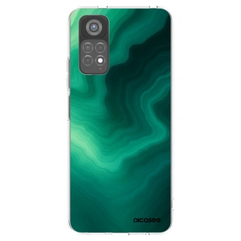 Picasee silikonski prozorni ovitek za Xiaomi Redmi Note 11S 5G - Malachite