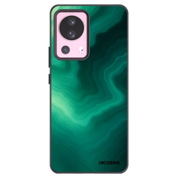 Picasee silikonski črni ovitek za Xiaomi 13 Lite - Malachite