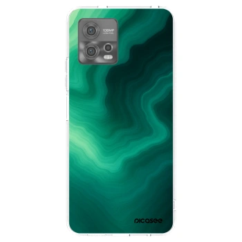 Picasee silikonski prozorni ovitek za Motorola Moto G72 - Malachite
