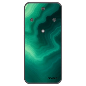 Picasee silikonski črni ovitek za Honor Magic5 Lite 5G - Malachite