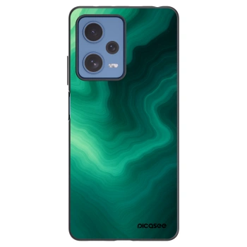 Picasee silikonski črni ovitek za Xiaomi Redmi Note 12 Pro 5G - Malachite