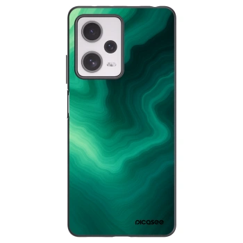 Picasee silikonski črni ovitek za Xiaomi Redmi Note 12 Pro+ 5G - Malachite