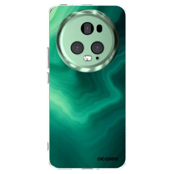 Picasee silikonski prozorni ovitek za Honor Magic5 Pro - Malachite