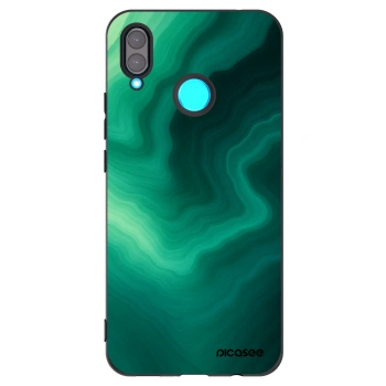 Picasee silikonski črni ovitek za Huawei Nova 3 - Malachite