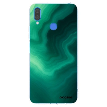 Picasee silikonski prozorni ovitek za Huawei Nova 3 - Malachite