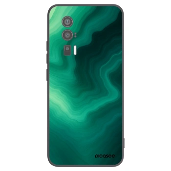 Picasee silikonski črni ovitek za Xiaomi Poco F5 Pro 5G - Malachite