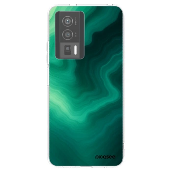 Picasee silikonski prozorni ovitek za Xiaomi Poco F5 Pro 5G - Malachite