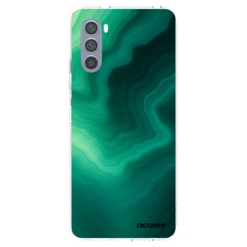 Picasee silikonski prozorni ovitek za Motorola Moto G62 - Malachite