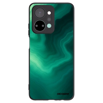 Picasee silikonski črni ovitek za Honor X7a - Malachite