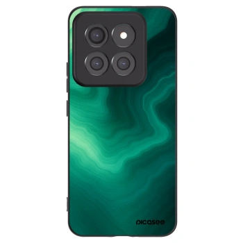 Picasee silikonski črni ovitek za Xiaomi 14 Pro - Malachite