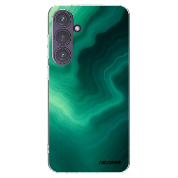Picasee silikonski prozorni ovitek za Samsung Galaxy S24+ S926B 5G - Malachite