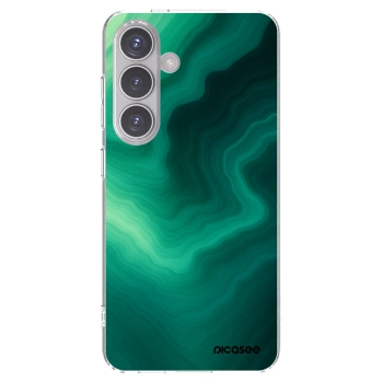 Picasee silikonski prozorni ovitek za Samsung Galaxy S24 S921B 5G - Malachite