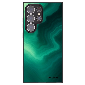 Picasee silikonski črni ovitek za Samsung Galaxy S24 Ultra S928B 5G - Malachite