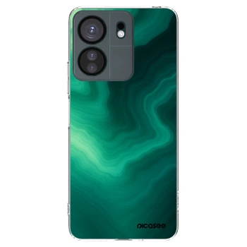 Picasee silikonski prozorni ovitek za Xiaomi Redmi 13C 4G - Malachite