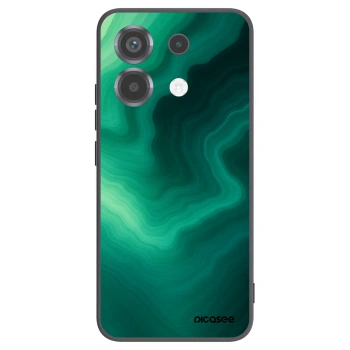 Picasee silikonski črni ovitek za Xiaomi Poco X6 - Malachite