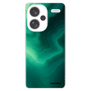 Picasee silikonski prozorni ovitek za Xiaomi Redmi Note 13 Pro+ 5G - Malachite