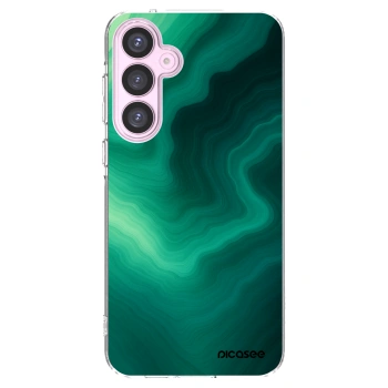 Picasee silikonski prozorni ovitek za Samsung Galaxy A55 5G A556B - Malachite