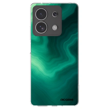 Picasee silikonski prozorni ovitek za Xiaomi Redmi Note 13 4G - Malachite