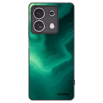 Picasee silikonski črni ovitek za Xiaomi Redmi Note 13 4G - Malachite