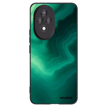 Picasee silikonski črni ovitek za Honor 200 Pro 5G - Malachite