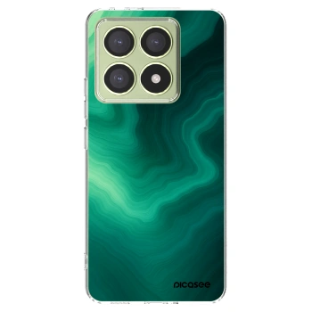 Picasee silikonski prozorni ovitek za Xiaomi 14T - Malachite