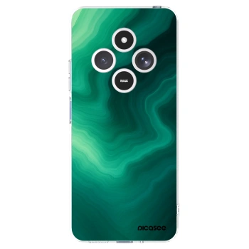 Picasee silikonski prozorni ovitek za Xiaomi Redmi 14C - Malachite