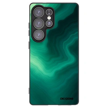 Picasee silikonski črni ovitek za Samsung Galaxy S25 Ultra 5G - Malachite