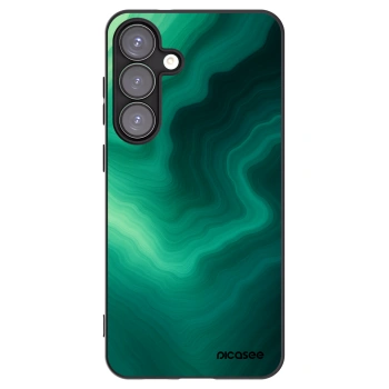 Picasee silikonski črni ovitek za Samsung Galaxy S25+ 5G - Malachite