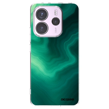 Picasee silikonski prozorni ovitek za Xiaomi Redmi Note 14 4G - Malachite