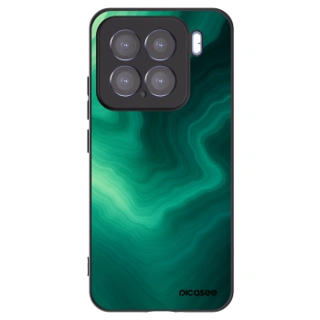 Picasee silikonski črni ovitek za Xiaomi 15 - Malachite