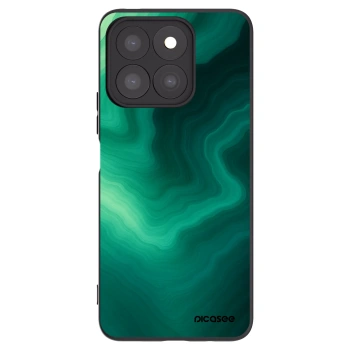 Picasee silikonski črni ovitek za Honor X8c - Malachite