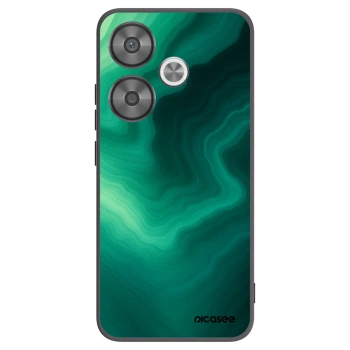 Picasee silikonski črni ovitek za Xiaomi Poco F6 - Malachite