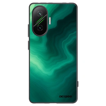 Picasee silikonski črni ovitek za Xiaomi Poco F7 5G - Malachite