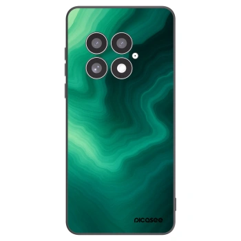 Picasee silikonski črni ovitek za OnePlus 13 5G - Malachite
