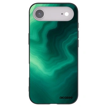 Picasee silikonski črni ovitek za Apple iPhone Air - Malachite