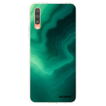 Picasee silikonski prozorni ovitek za Samsung Galaxy A70 A705F - Malachite