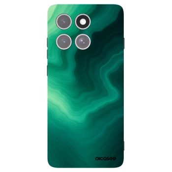 Picasee silikonski črni ovitek za Motorola Edge 60 Pro - Malachite