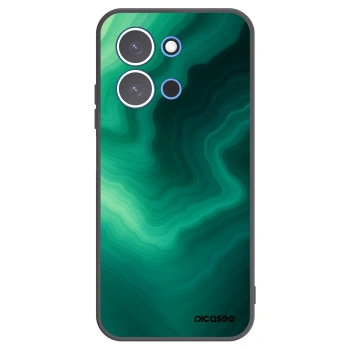 Picasee silikonski črni ovitek za Xiaomi Redmi 15C 4G - Malachite