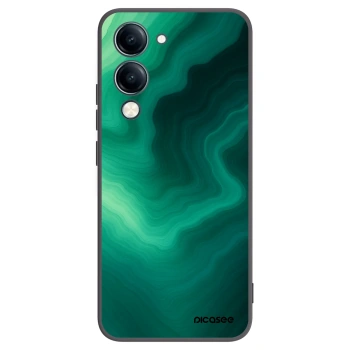 Picasee silikonski črni ovitek za Vivo Y29s 5G - Malachite
